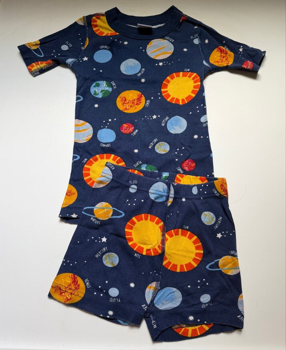 Hanna Andersson Organic Space Planets
Short Sleeve Pjs Pajamas